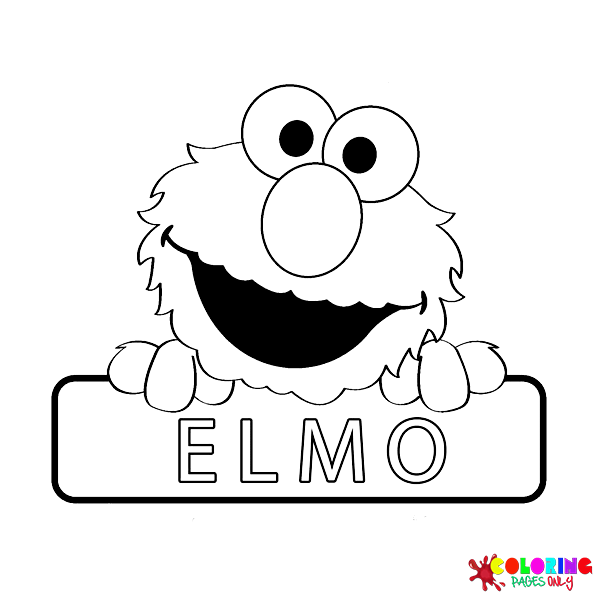 Elmo Kleurplaten