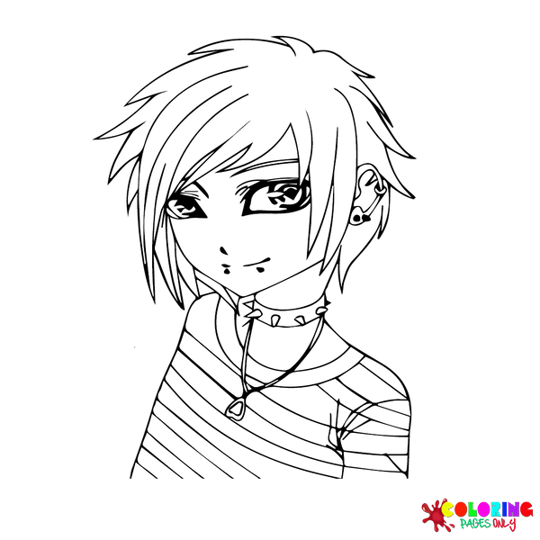 Coloriages Emo