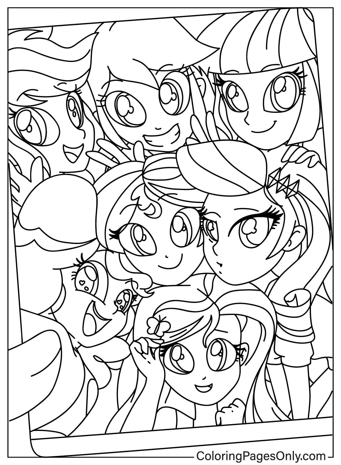 My Little Pony Equestria Girls Coloring Sheets My Little Pony Equestria Girls Coloring Sheets
