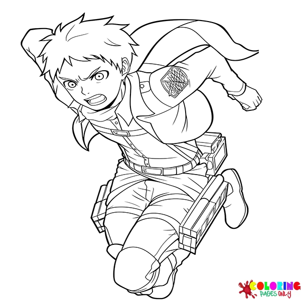 Eren Yeager Coloring Pages