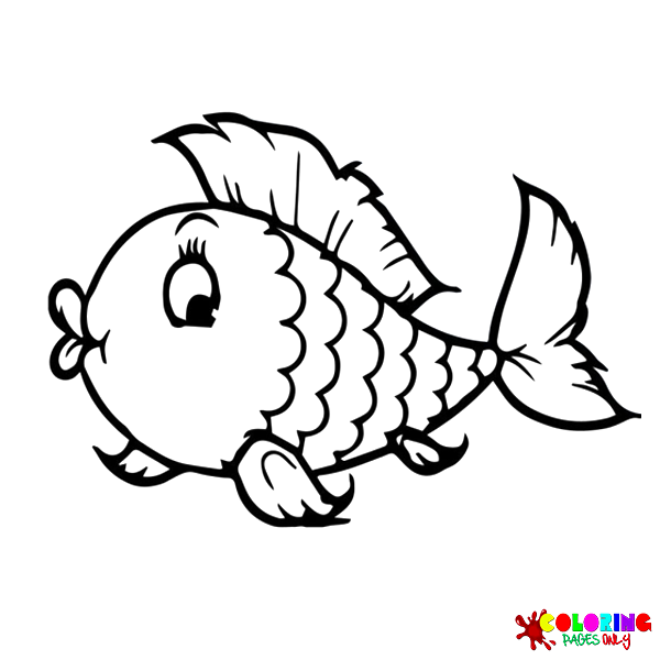 Desenhos para colorir de peixes