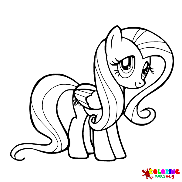 Desenhos para Colorir Fluttershy