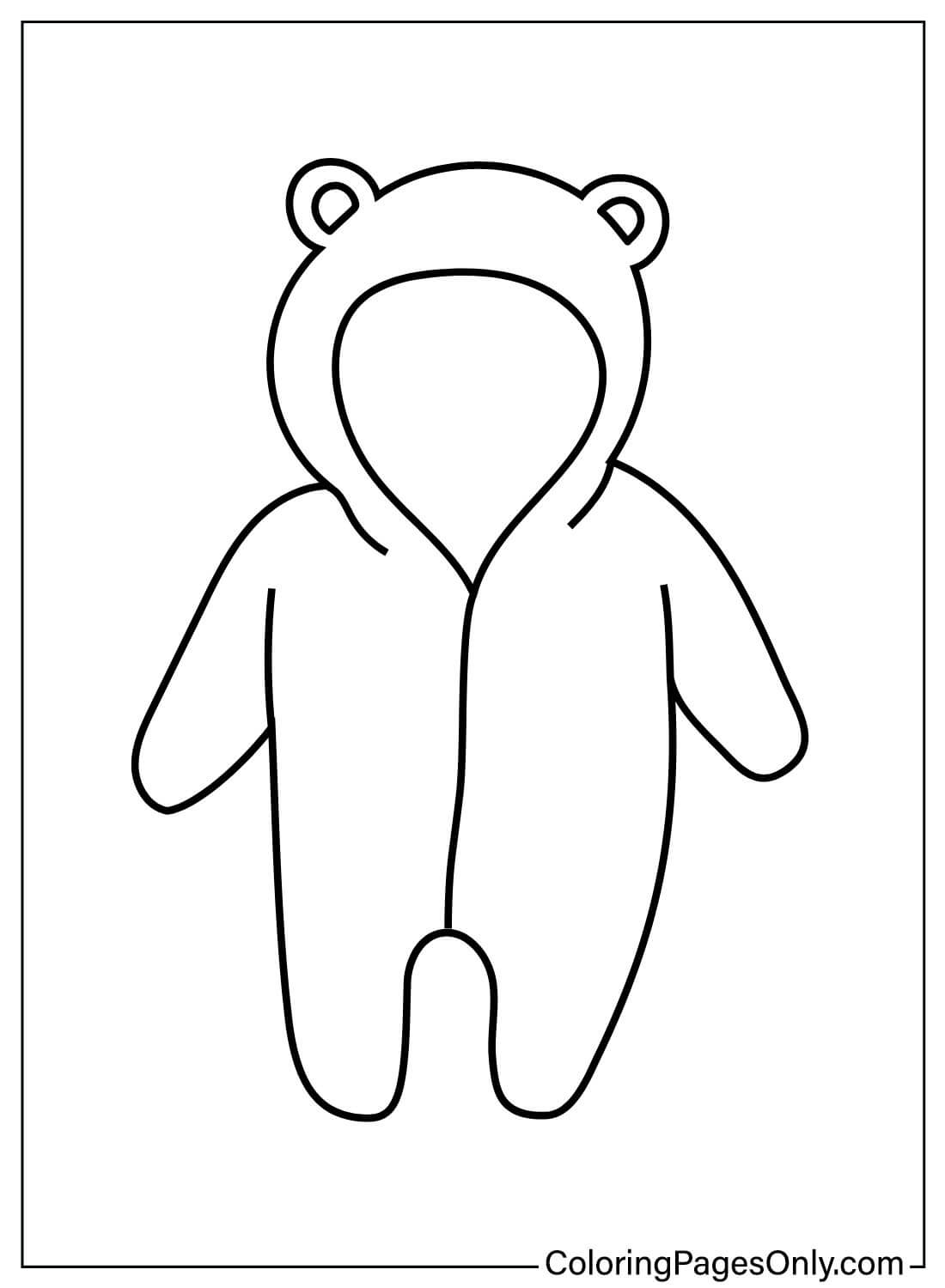 Free Coloring Page Baby Clothes from Baby Clothes