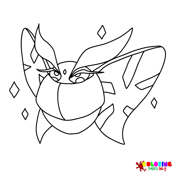Frosmoth Coloring Pages