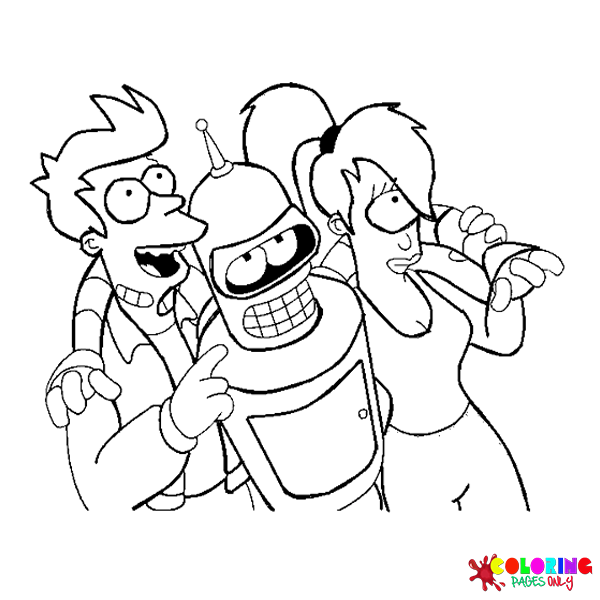 Futurama Coloring Pages