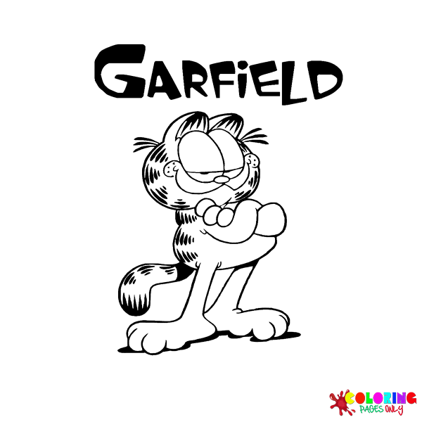 Garfield Coloring Pages