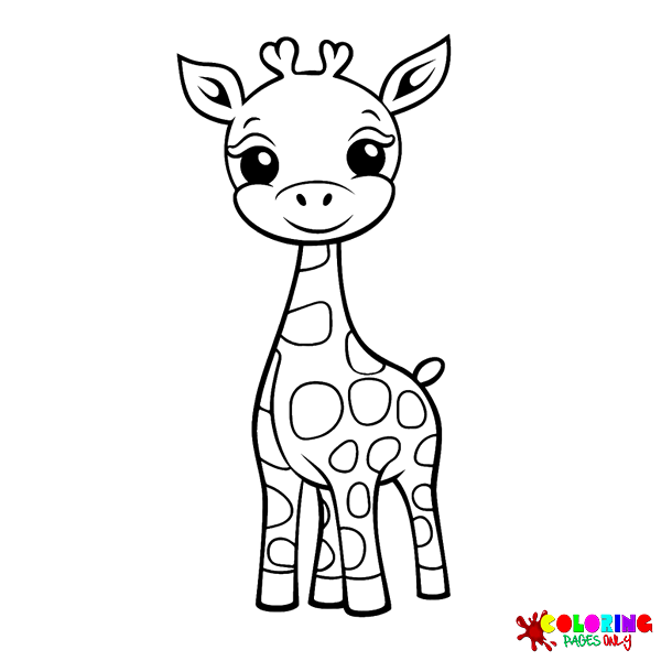 Giraffes Coloring Pages