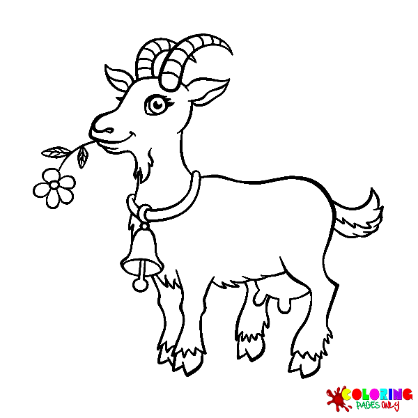 Goat Coloring Pages