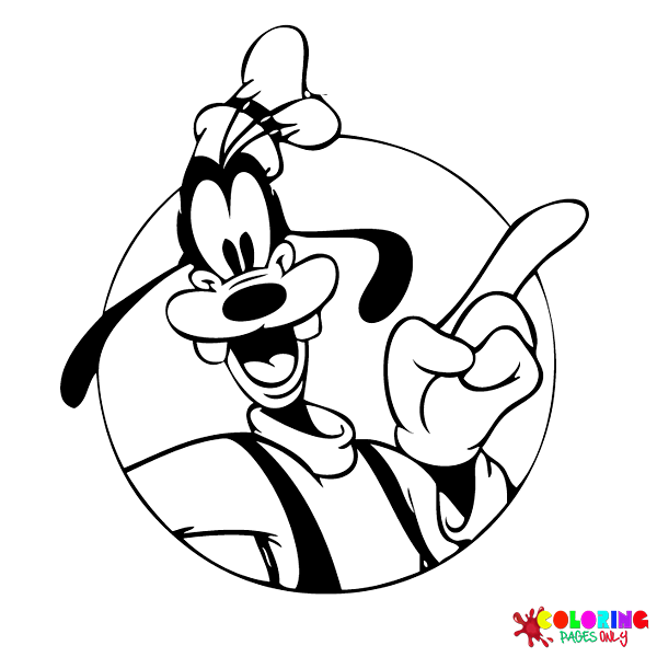 77 Free Printable Goofy Coloring Pages