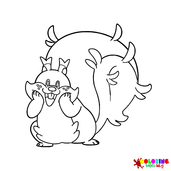 Greedent Coloring Pages