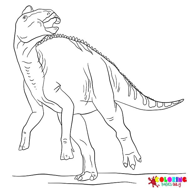 Coloriages Hadrosaure