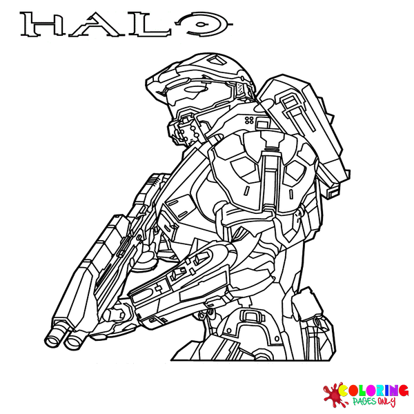 Halo-Malvorlagen