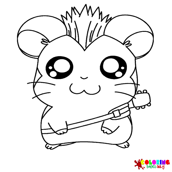 60 Hamster Coloring Pages - ColoringPagesOnly.com