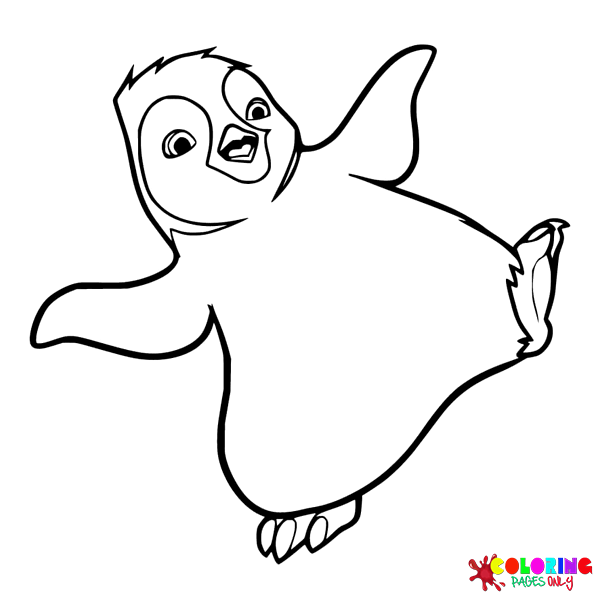 happy feet two coloring pages