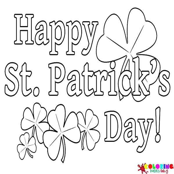 Happy St. Patricks Day Coloring Pages
