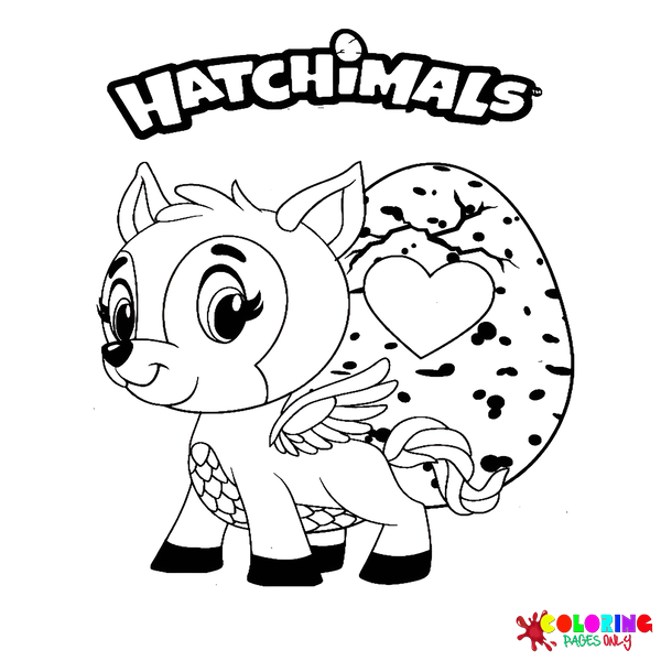 Hatchimals Coloring Pages