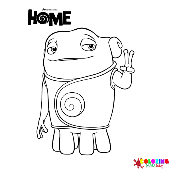 Home Coloring Pages