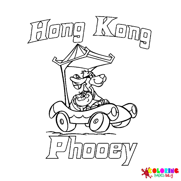 Hong Kong Phooey Coloring Pages