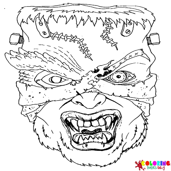 Horror Coloring Pages