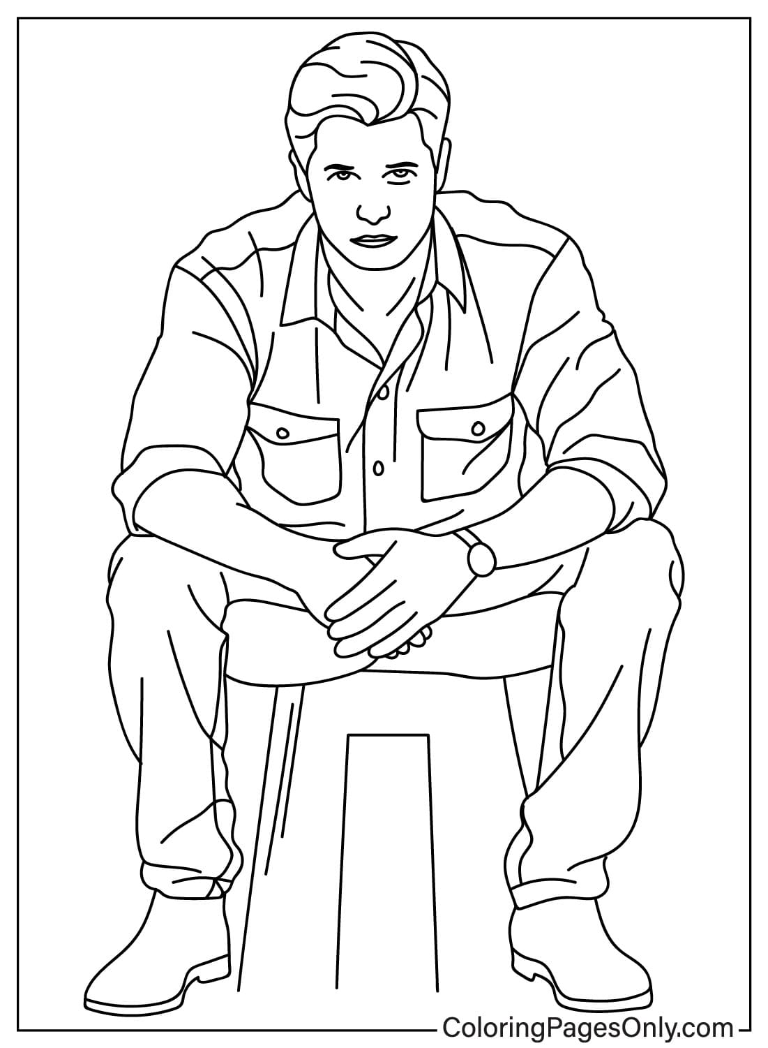 Images Tom Cruise Coloring Page from Tom Cruise