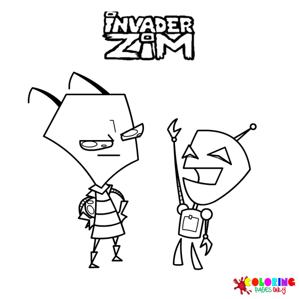 Invader Zim Coloring Pages