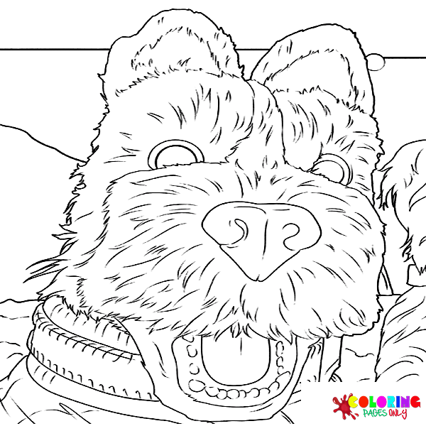 printable coloring pages isle of dogs