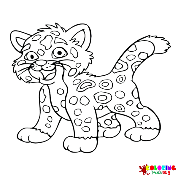 Jaguar Coloring Pages