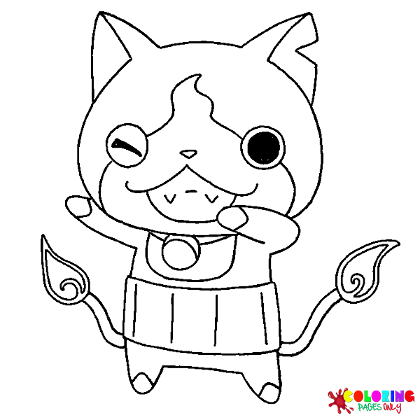 30 Jibanyan Coloring Pages - ColoringPagesOnly.com