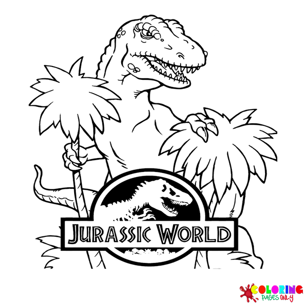 Dibujos de Jurassic World para colorear