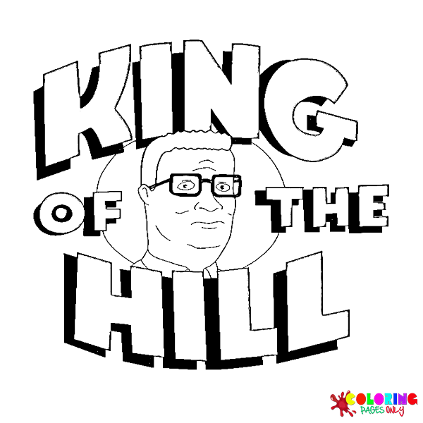 King of the Hill Coloring Pages