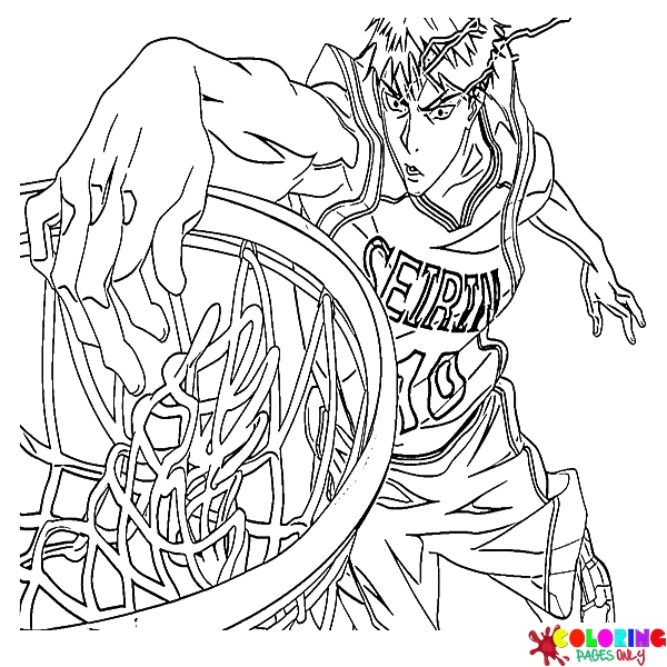 Páginas para colorir Kuroko No Basket