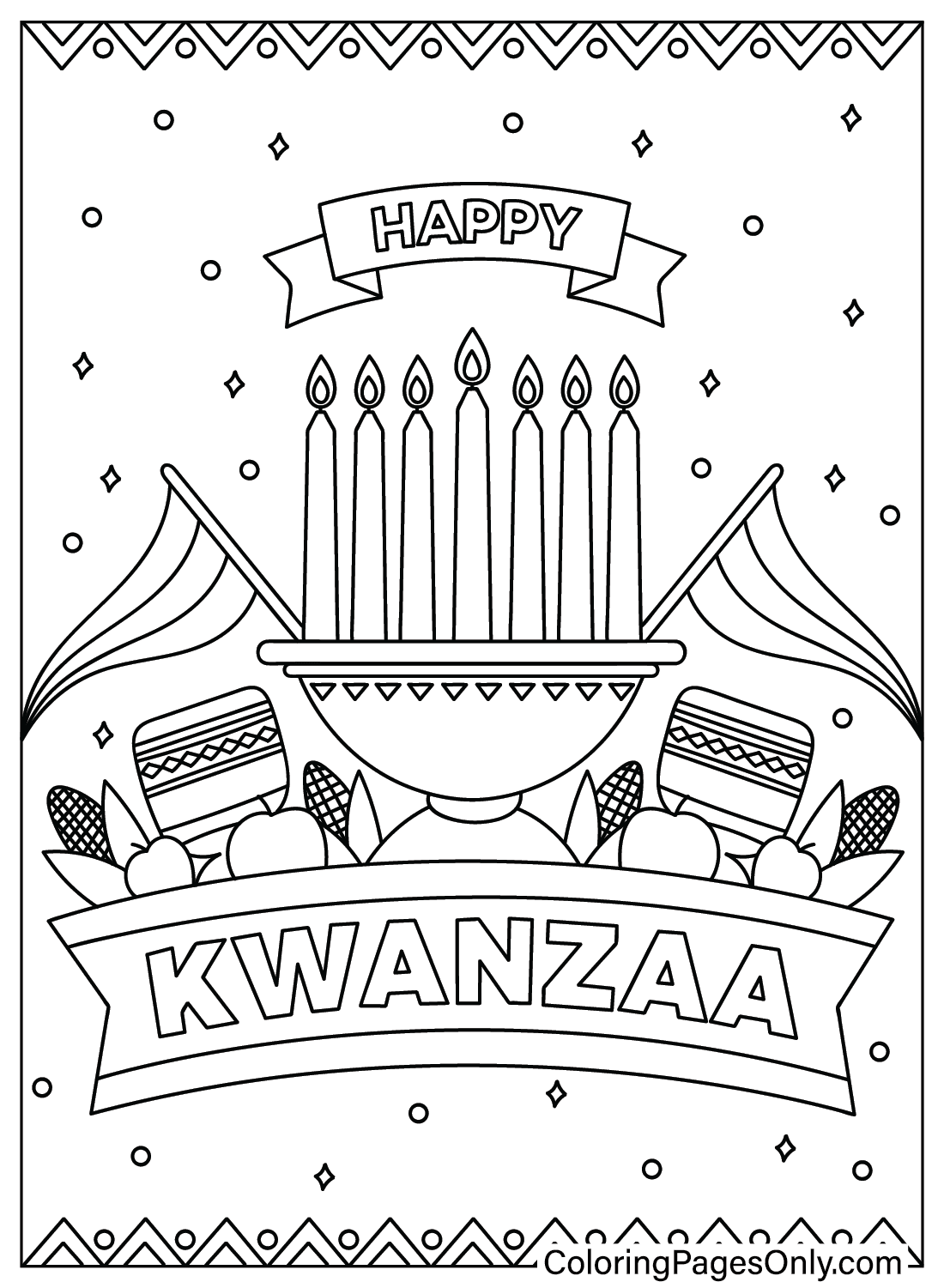 Kwanzaa zu Farbe von Kwanzaa