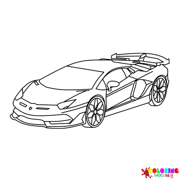 Desenhos para colorir Lamborghini