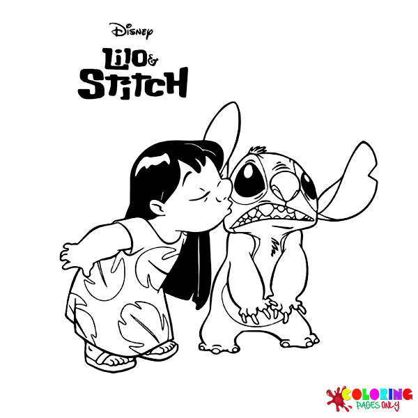 Disegni da colorare Lilo & Stitch
