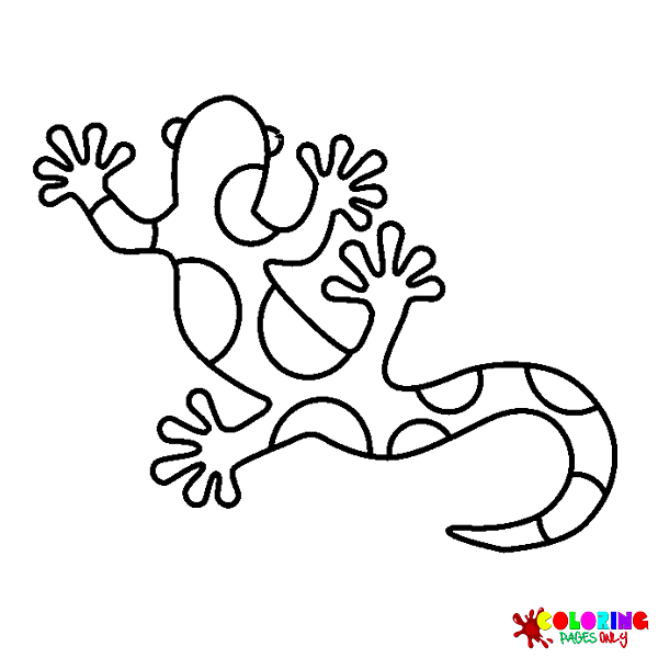 Lizard Coloring Pages