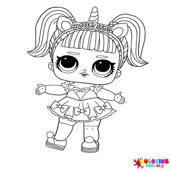 Lol Surprise Doll Coloring Pages