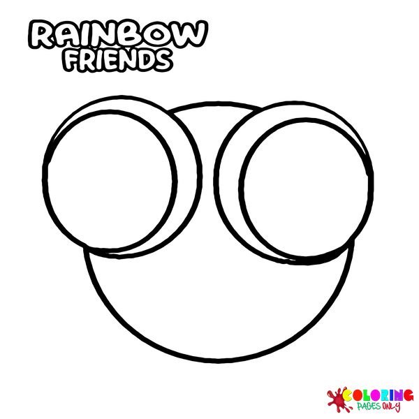 Dibujos de Lookies Rainbow Friends para colorear