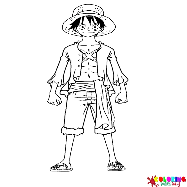 Coloriages Luffy