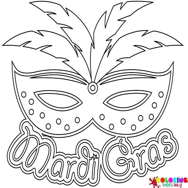 Coloriages Mardi Gras