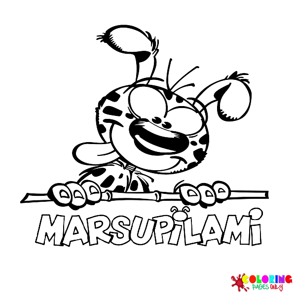 Marsupilami Coloring Pages