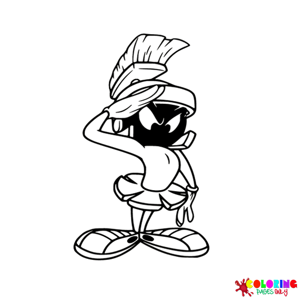 Marvin the Martian Coloring Pages