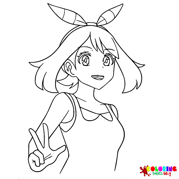 May Pokemon Coloring Pages