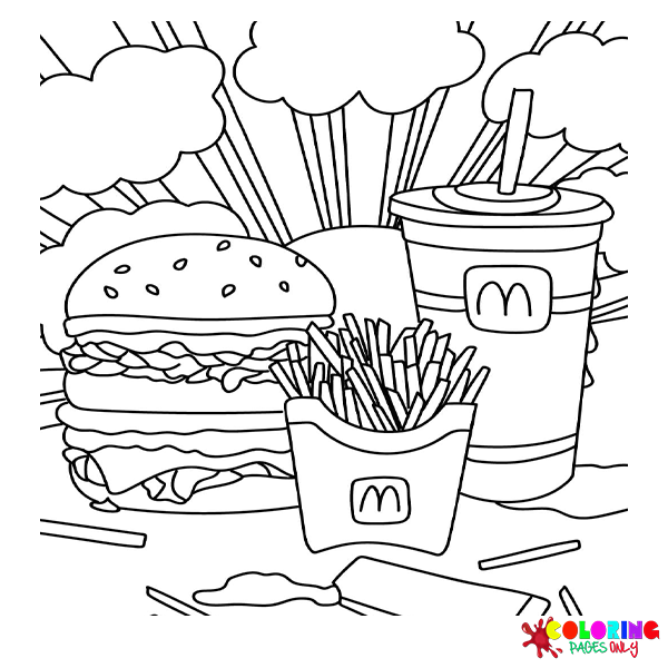 Dibujos para colorear de McDonald's