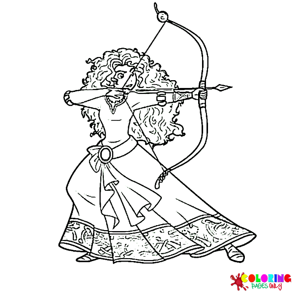 Merida Coloring Pages