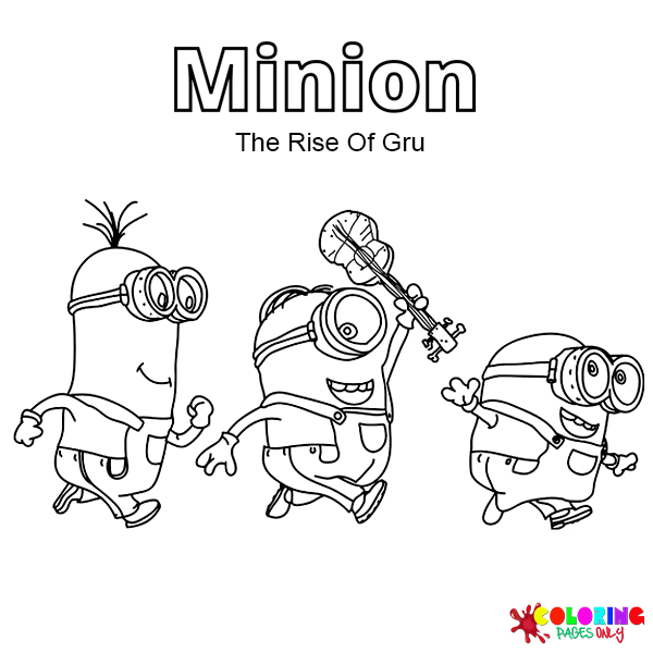 14 Free Printable Minions The Rise Of Gru Coloring Pages