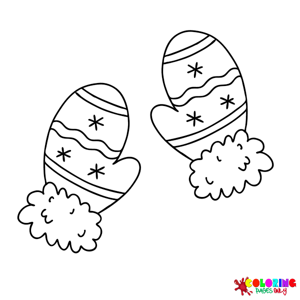 Mittens Coloring Pages