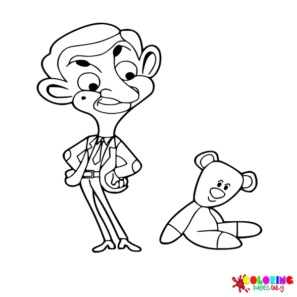 Desenhos para colorir Mr. Bean