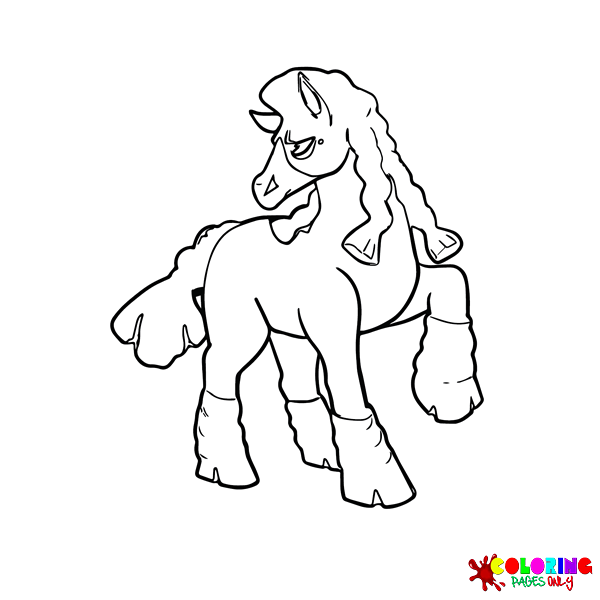 Mudsdale Coloring Pages