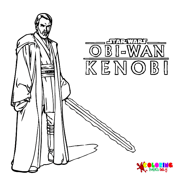 Desenhos para colorir de Obi-Wan Kenobi