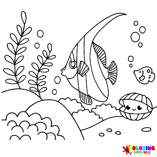 Pennant Coralfish Coloring Pages